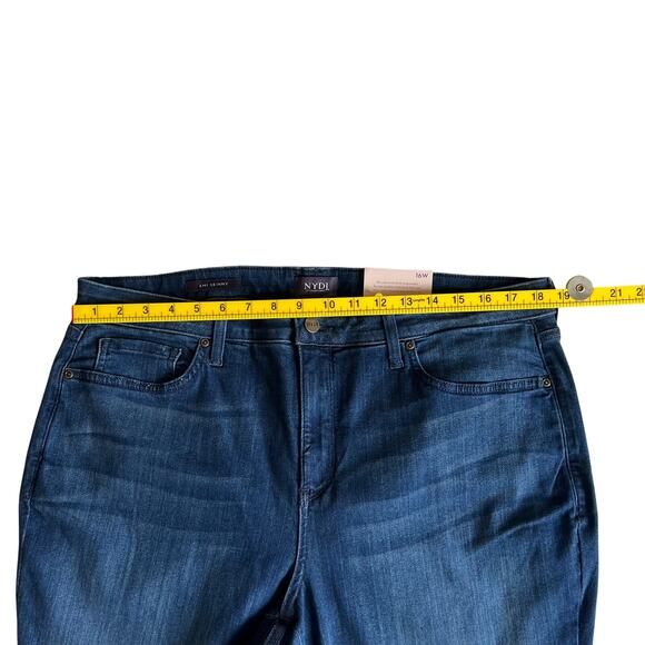 NYDJ Ami Skinny Jeans Size 16W NWT Dark Wash Lift Tuck Technology - Picture 5 of 7